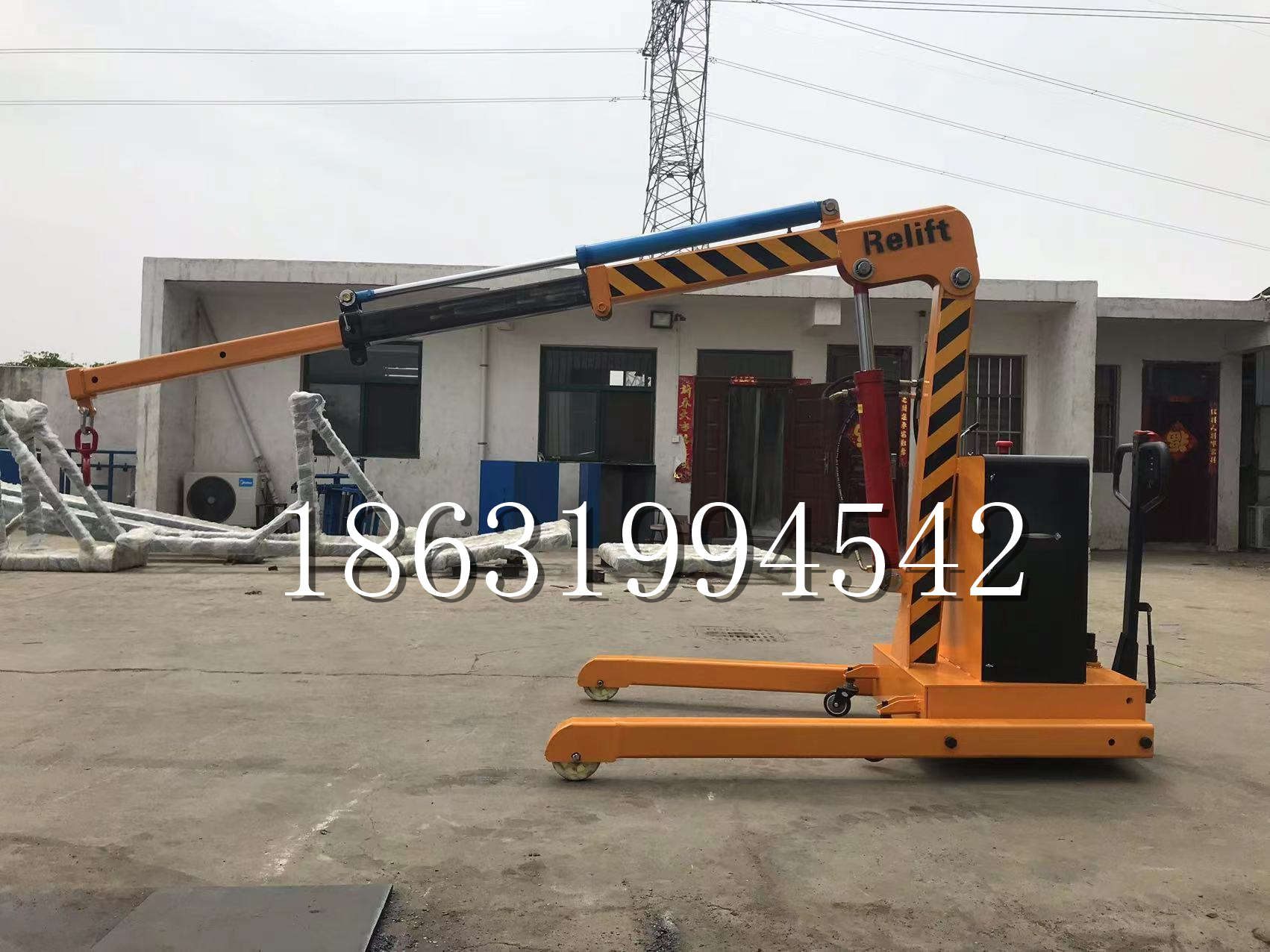 翼城县久征定做3吨三轮随车吊 农用园林绿化移树吊 平板工程用小吊机